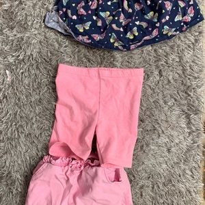 4T shorts and skirt